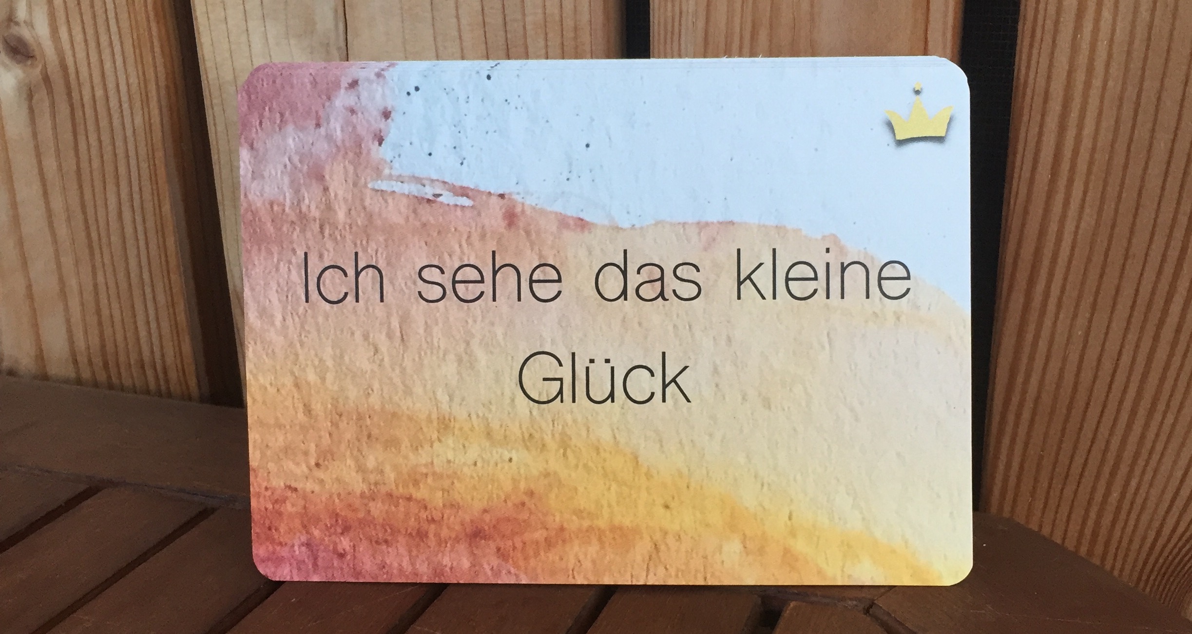 Read more about the article Vom kleinen Glück